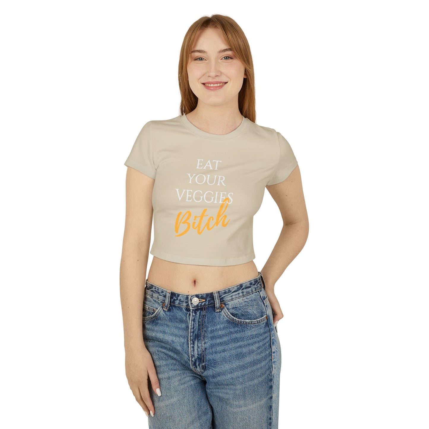 EAT YOUR VEGGIES BITCH™ CROP TEE