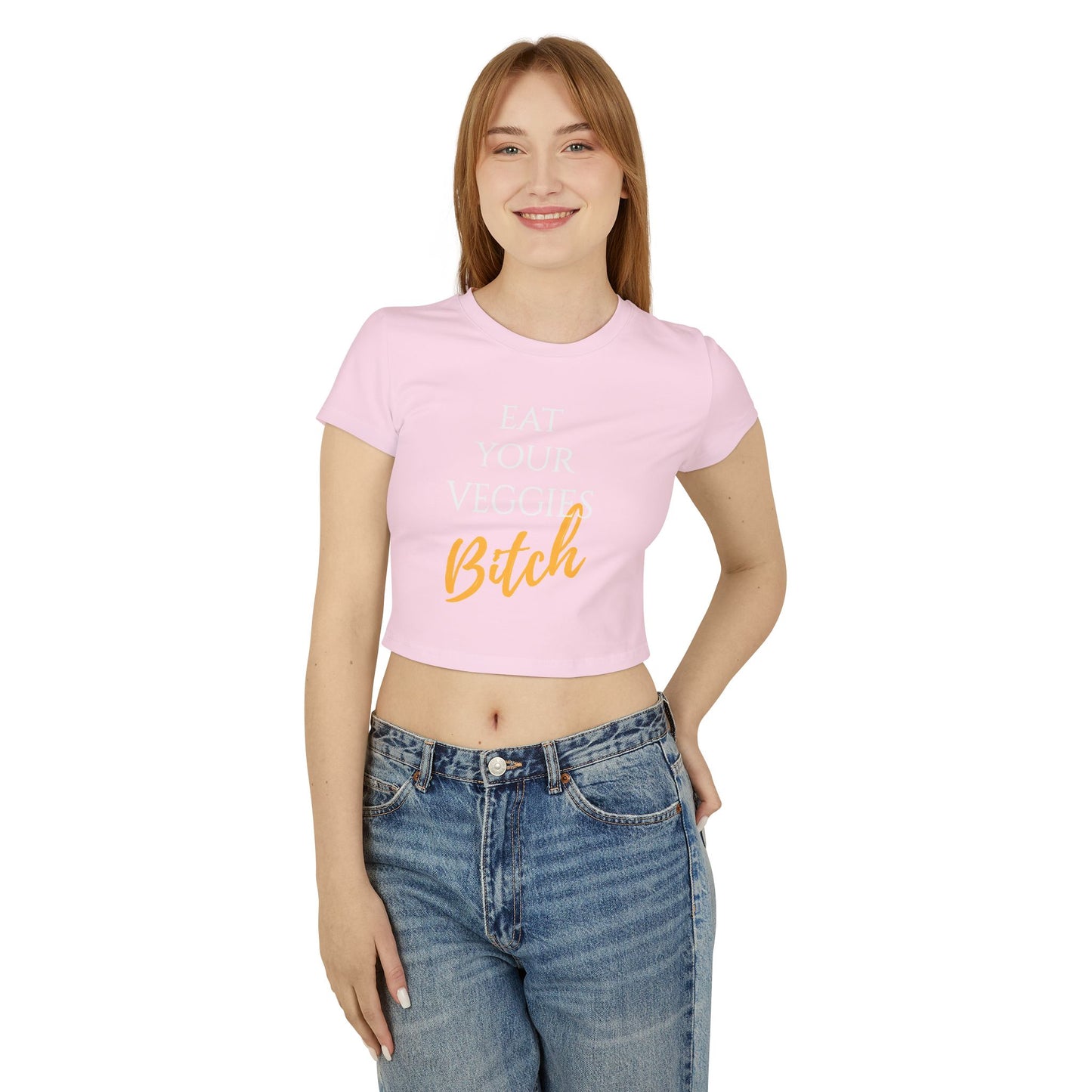 EAT YOUR VEGGIES BITCH™ CROP TEE